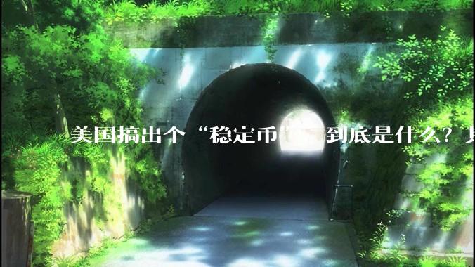 美国搞出个“稳定币”，到底是什么？其它国家是如何看待稳定币的？